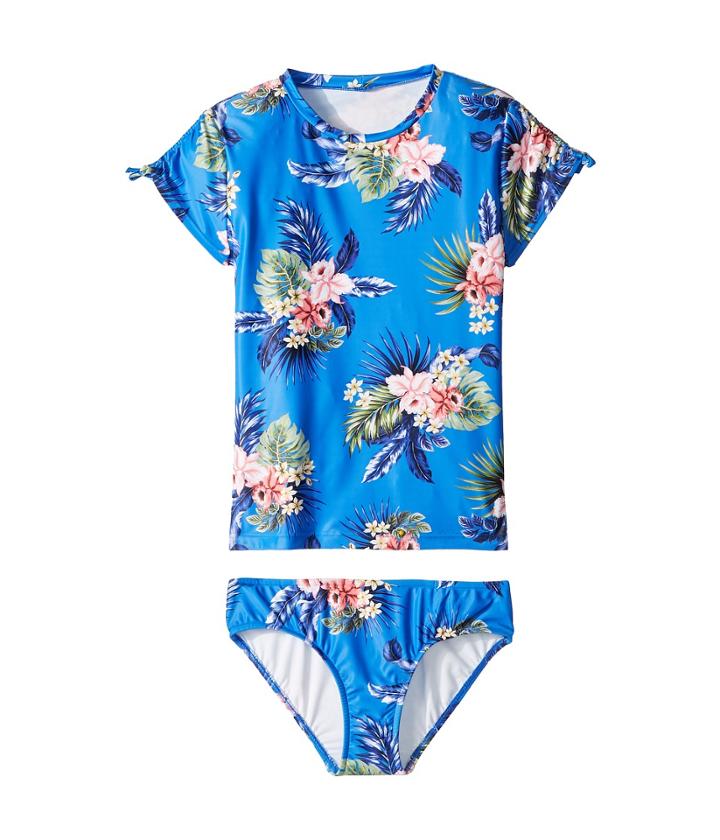 Seafolly Kids - Retro Tropic Short Sleeve Surf Set