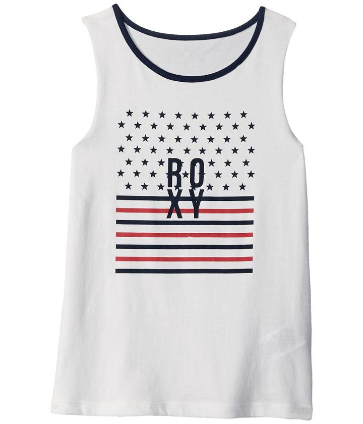 Roxy Kids - Precious Hearts Stars And Stripes Tank Top