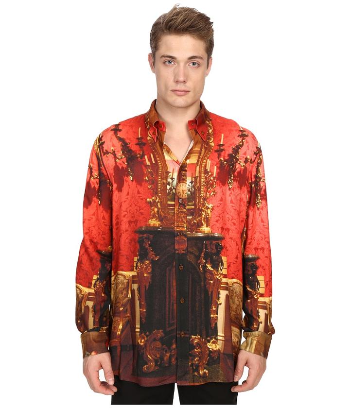 Vivienne Westwood - Wallace Print Viscose Omar Shirt