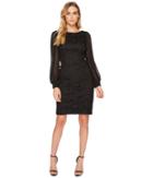 Adrianna Papell - Bishop Sleeve Ava Lace Sheath Dress