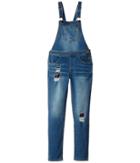 Tommy Hilfiger Kids - Denim Overall With Plaid Patch