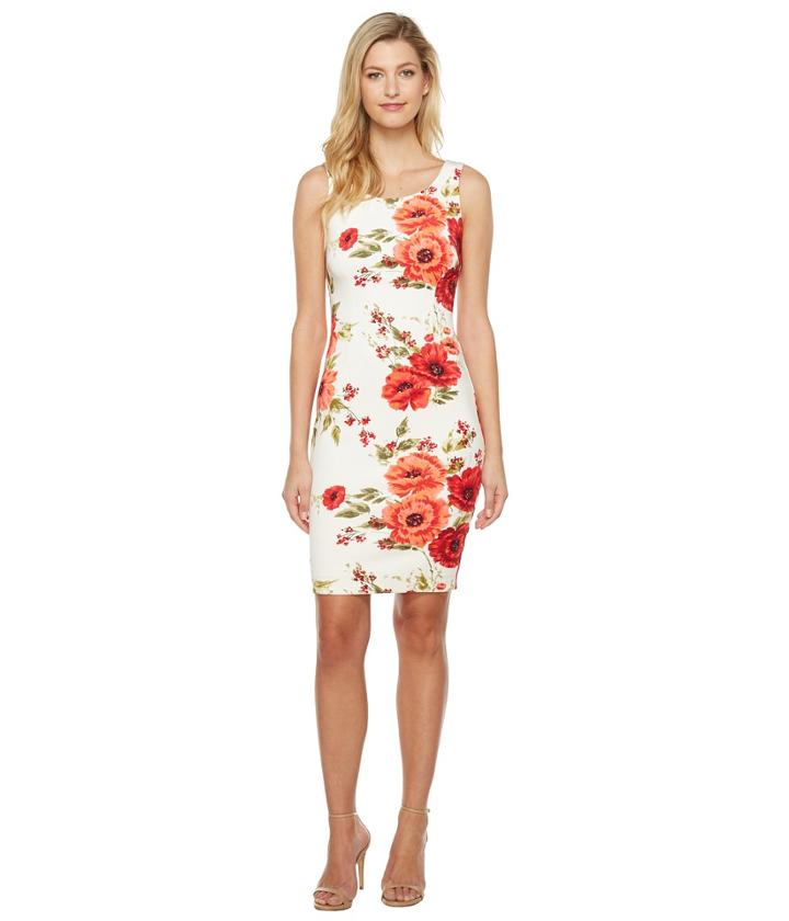 Jessica Simpson - Printed Scuba Dress