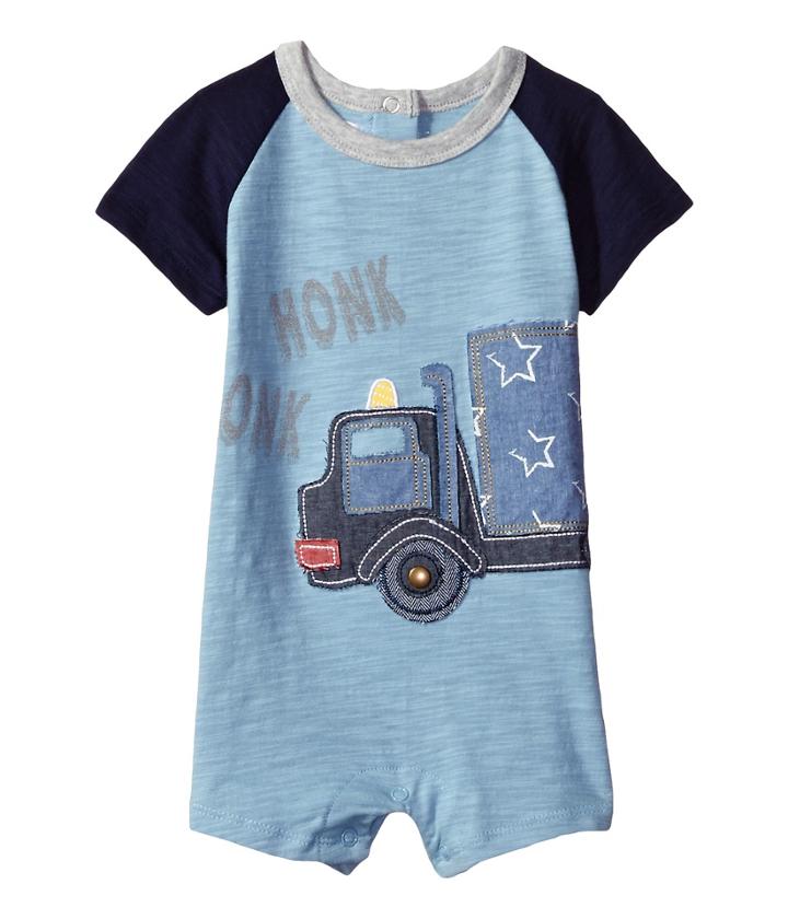 Mud Pie - Honk Truck Raglan One-piece