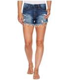 Blank Nyc - Denim Distress Hi Rise Short In Fit Of Rage
