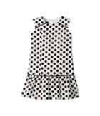 Oscar De La Renta Childrenswear - Dots On Tweed Drop Waist Dress