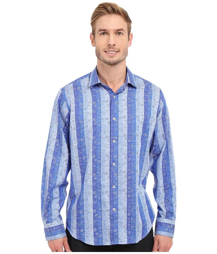 Bugatchi - Pompeii Classic Fit Long Sleeve Woven Shirt