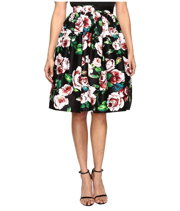 Unique Vintage - Cotton Swing Skirt