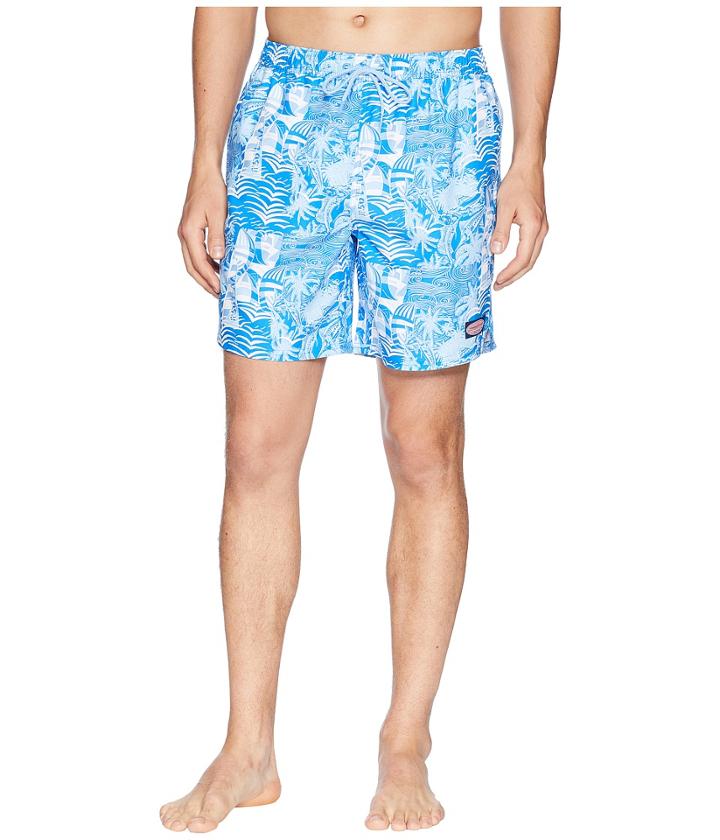 Vineyard Vines - At Sea Patchwork Chappy Swim Trunks
