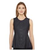 Ivanka Trump - Denim High-low Peplum