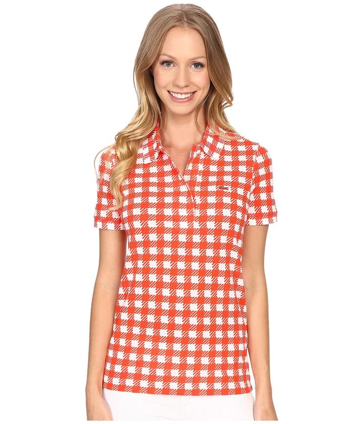 Lacoste - Short Sleeve Gingham Polo