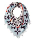 Tory Burch - Beetle Bug Fringed Silk Square