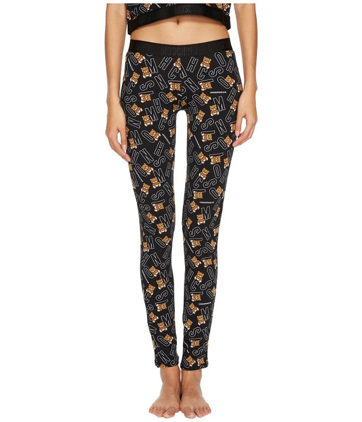Moschino - Jersey Stretch Moschino Bear Leggings