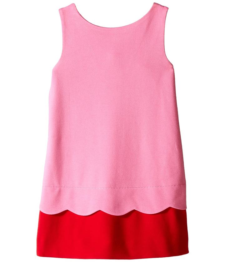 Kate Spade New York Kids - Bow Back Scallop Dress