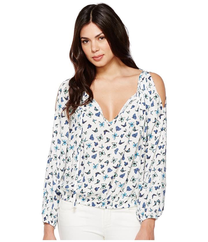 Karen Kane - Cold Shoulder Peasant Top