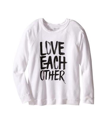 The Original Retro Brand Kids - Love Each Other Quad Blend Sweatshirt Pullover