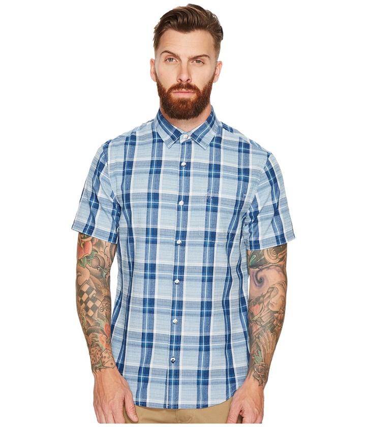Original Penguin - Indigo Plaid Woven
