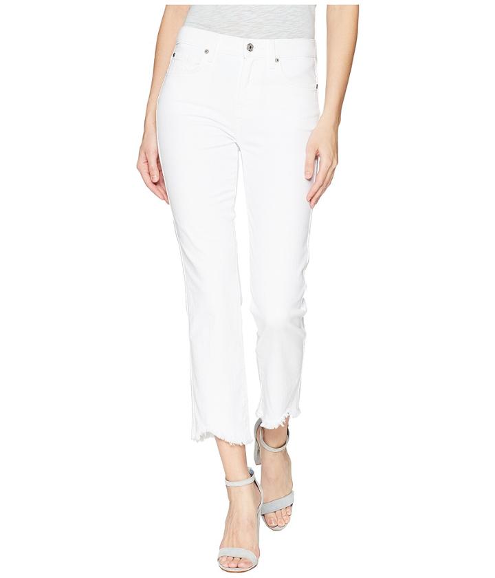 7 For All Mankind - Edie W/ Wave Hem In White Fashion