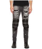God's Masterful Children - Radburn Patchwork Biker Jeans