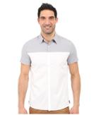 Kenneth Cole Sportswear - Colorblock Button-front Shirt