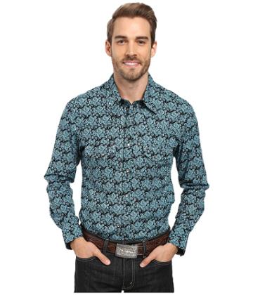Rock And Roll Cowboy - Long Sleeve Snap B2s8404
