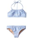Toobydoo - Watercolor Blue Bandeau Halter Bikini
