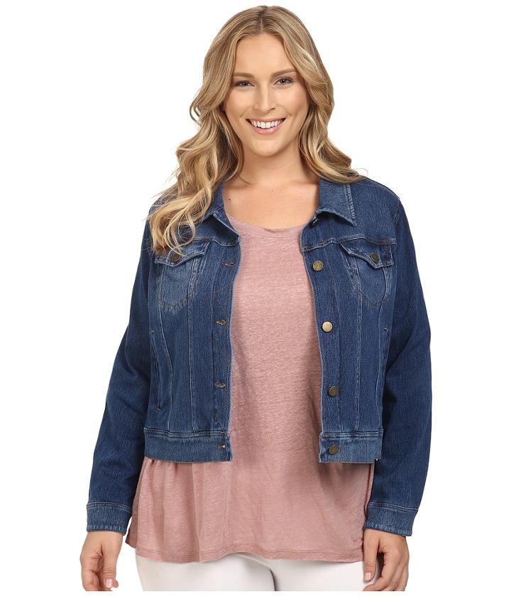 Lysse - Plus Size Stretch Denim Jacket