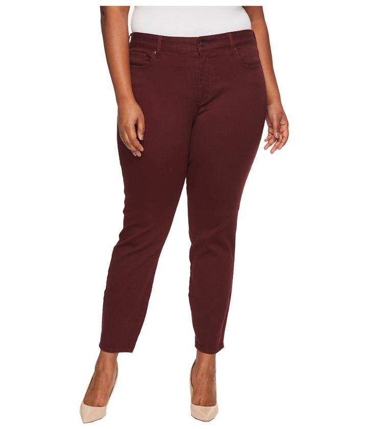 Nydj Plus Size - Plus Size Ami Skinny Leggings In Deep Currant