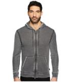John Varvatos Star U.s.a. - Knit Hoodie In Burnout Wash