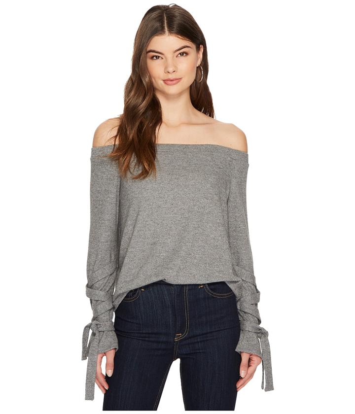 1.state - Off Shoulder Tie Sleeve Top