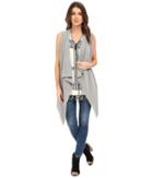 Dylan By True Grit - Long Drape Sweater Vest