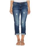 Kut From The Kloth - Petite Catherine Boyfriend In Allowing/dark Stone