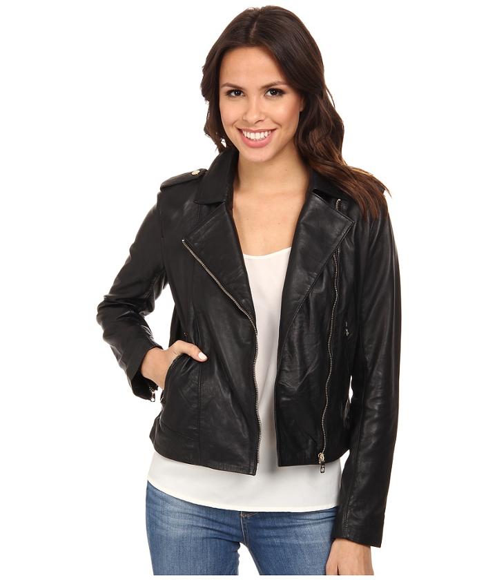Cole Haan - 20 Leather Moto Jacket