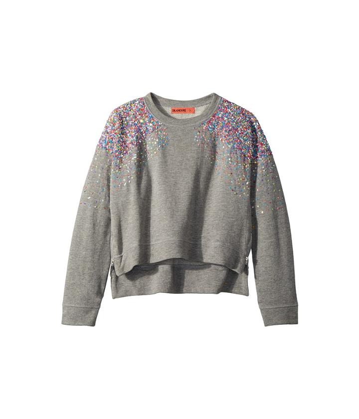 Blank Nyc Kids - Multicolor Beads And Sequins Sweatshirt In Confetti