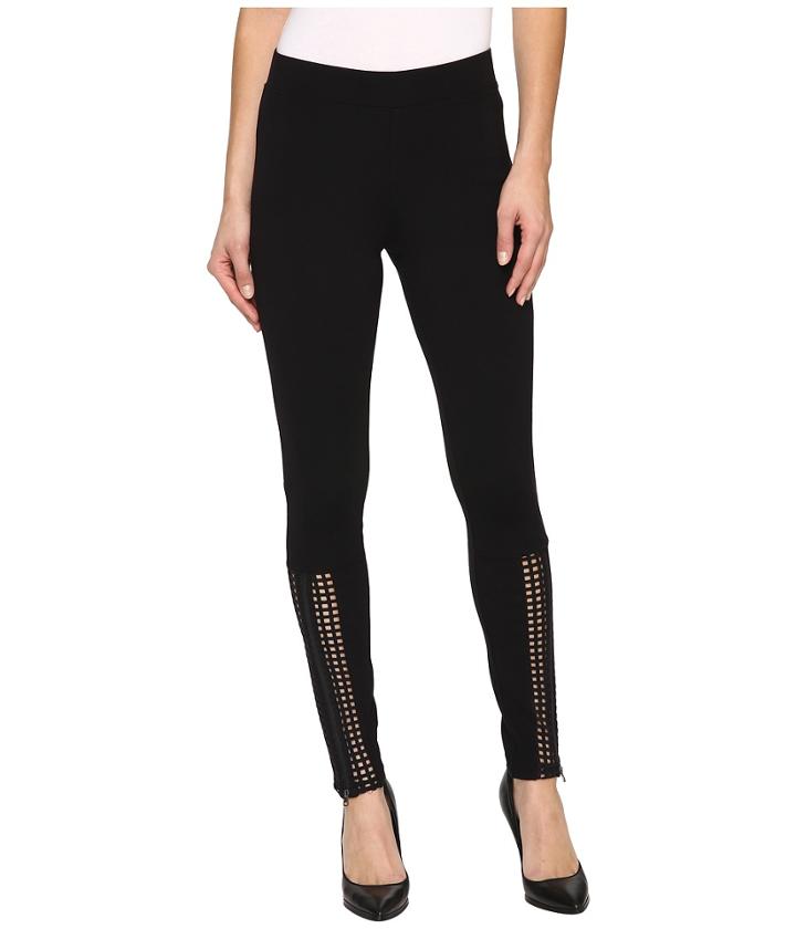 Hue - Laser Cut Panels Blackout Leggings
