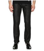 Armani Jeans - Slim Fit Five-pocket Jeans In Black