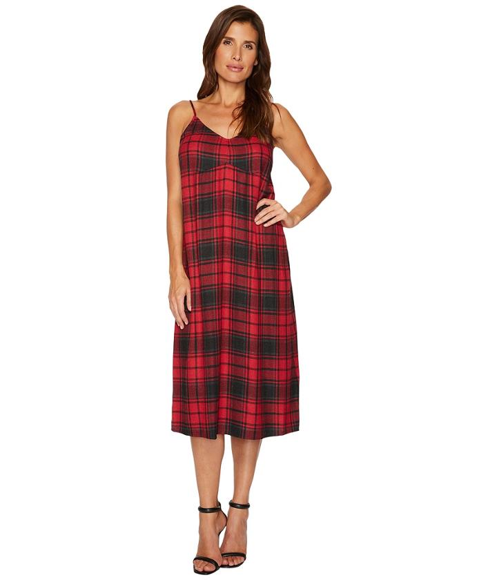 Two By Vince Camuto - Stateside Plaid Maxi Dress