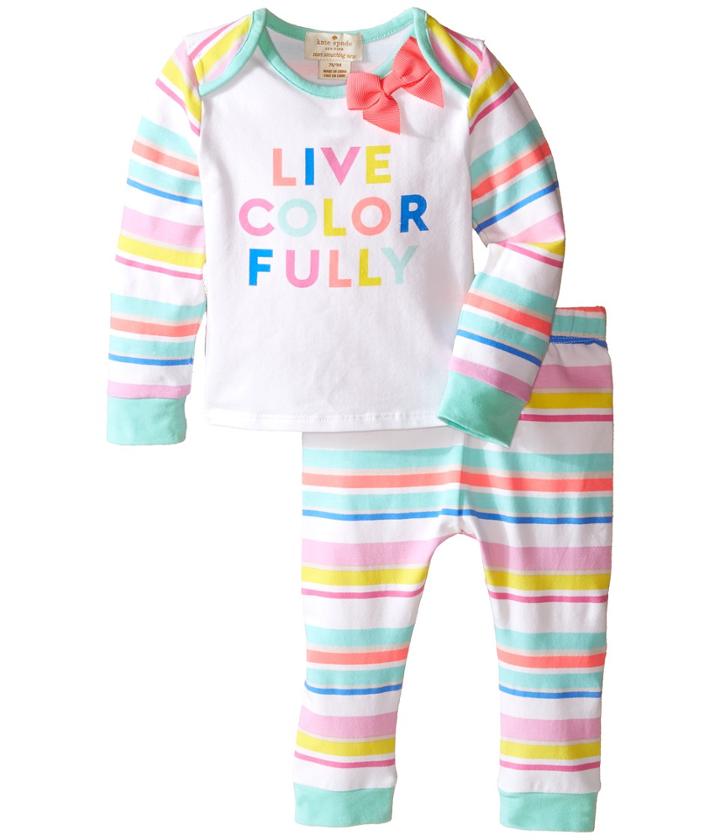 Kate Spade New York Kids - Live Colorfully Two-piece Set