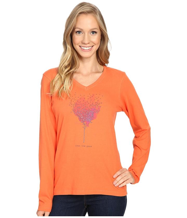 Life Is Good - Grow Tree Crusher Vee Long Sleeve