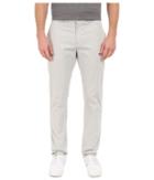 Perry Ellis - Slim Fit Cotton Twill Chino In Light Grey
