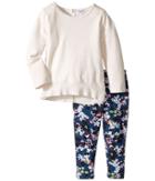 Splendid Littles - All Over Printed Leggings With Cream Top