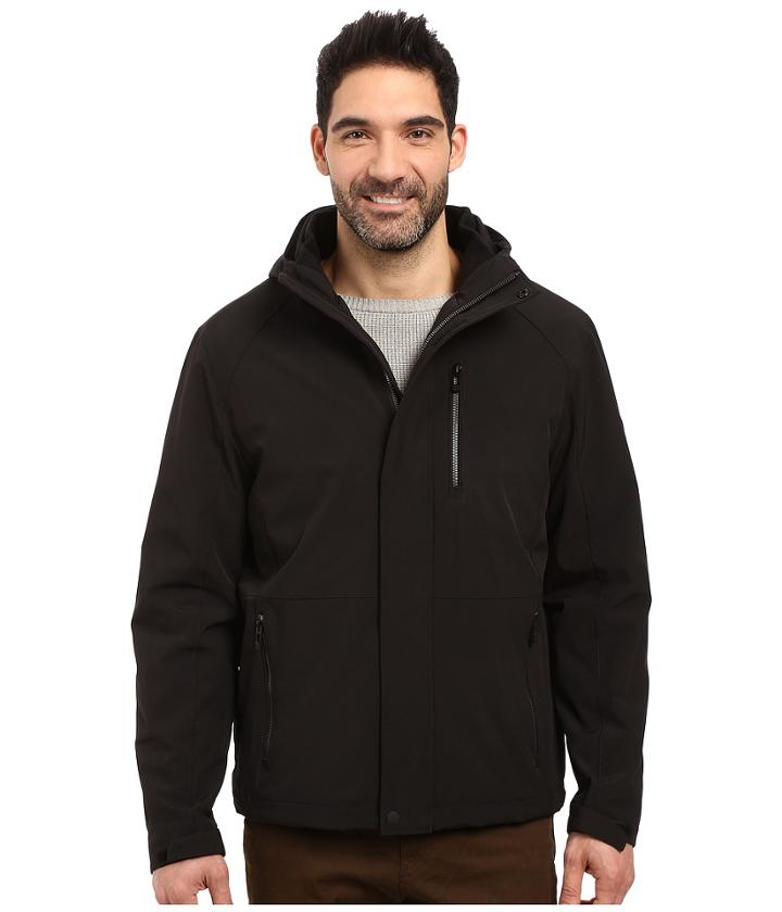 Calvin Klein - Softshell Hoodie With Faux Sherpa Lining