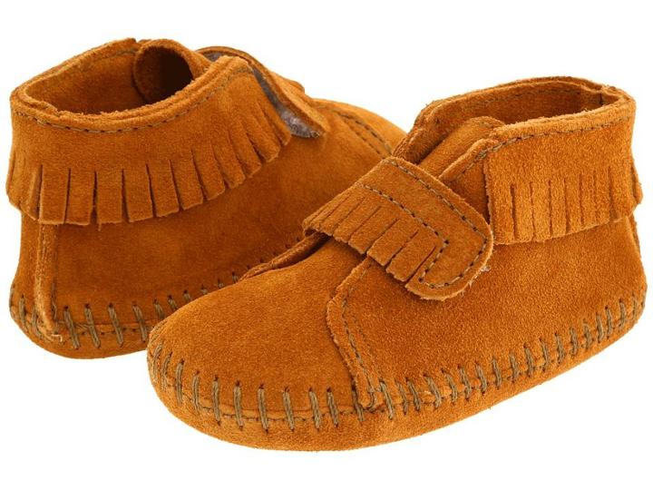 Minnetonka Kids Front Strap Bootie