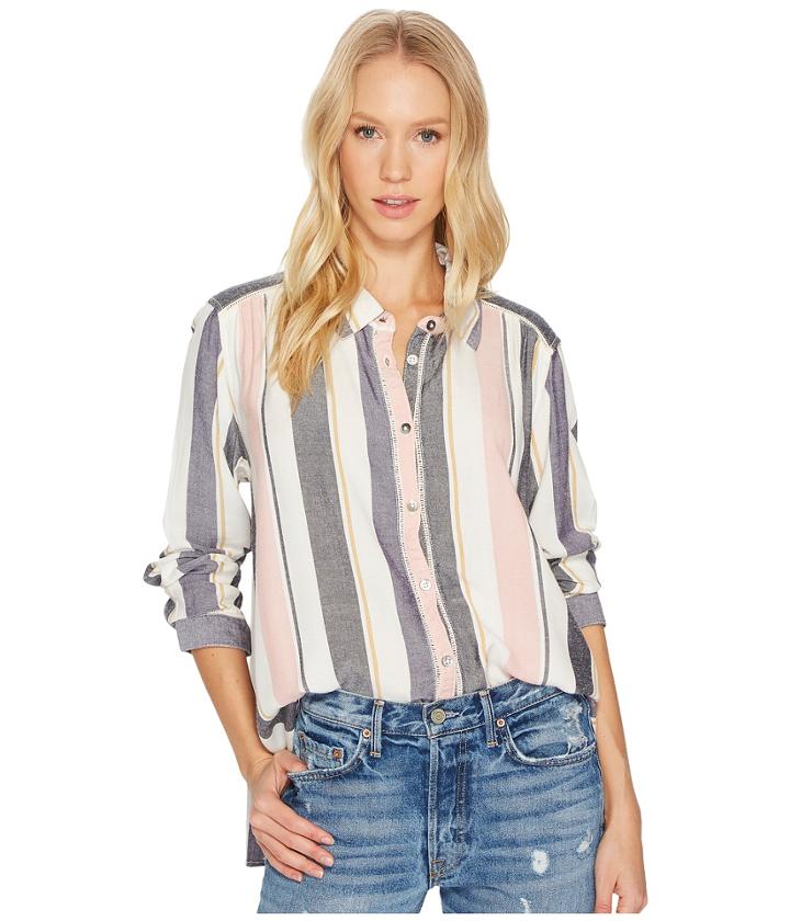 Roxy - Romantic Path Stripe Woven Top