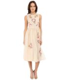 Red Valentino - Floral Long Lace Dress