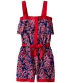 Oscar De La Renta Childrenswear - Graphic Floral Cotton Romper