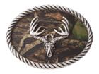 M&amp;f Western - Deer Skull Mossy Oak Camo Buckle