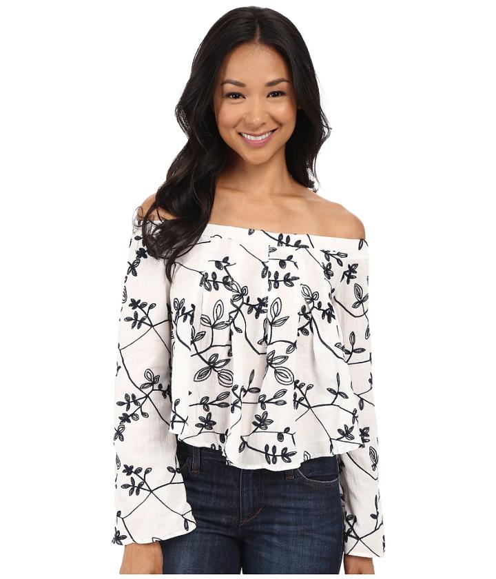 Brigitte Bailey - Coco Off Shoulder Embroidered Top