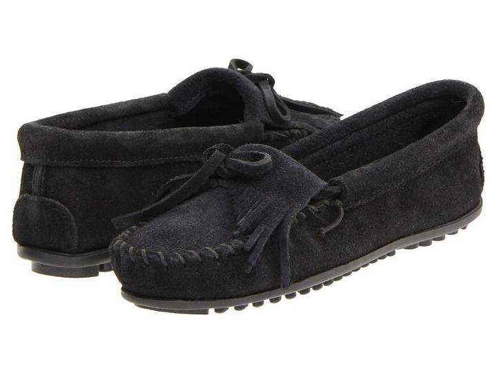 Minnetonka Kilty Suede Moc