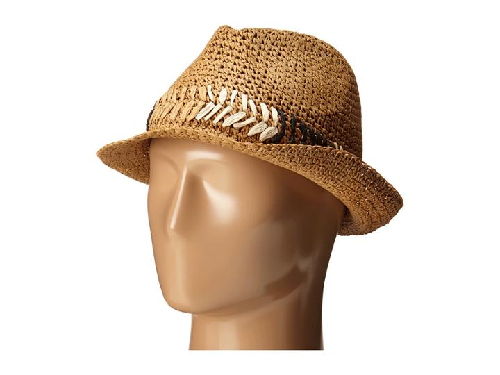 Steve Madden - Fedora With Cehvron Band