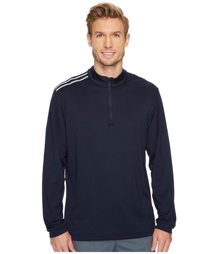 Adidas Golf - Classic 3-stripes 1/4 Zip Pullover
